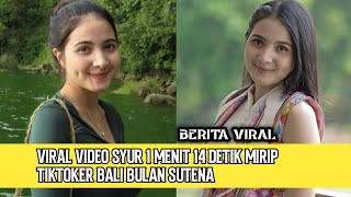 Viral Di Media Sosial Video Syur Mirip Tiktoker Bali Bulan Sutena