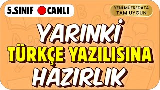 Yarinki̇ Türkçe Yazilisinda Çikar 5. Sinif