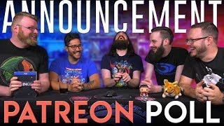 Patreon Show Poll Announcement Replacing Death Note
