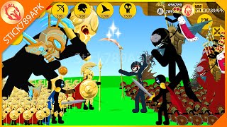 FINAL BOSS GOLDEN, XIPHOS VS XIPHOS, MEGA KING RIDER KAI GIANT | Stick War Legacy Mod | Stick789Apk