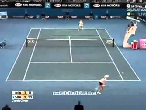 マリア シャラポワ vs Justine エナン 2008 AO ハイライト