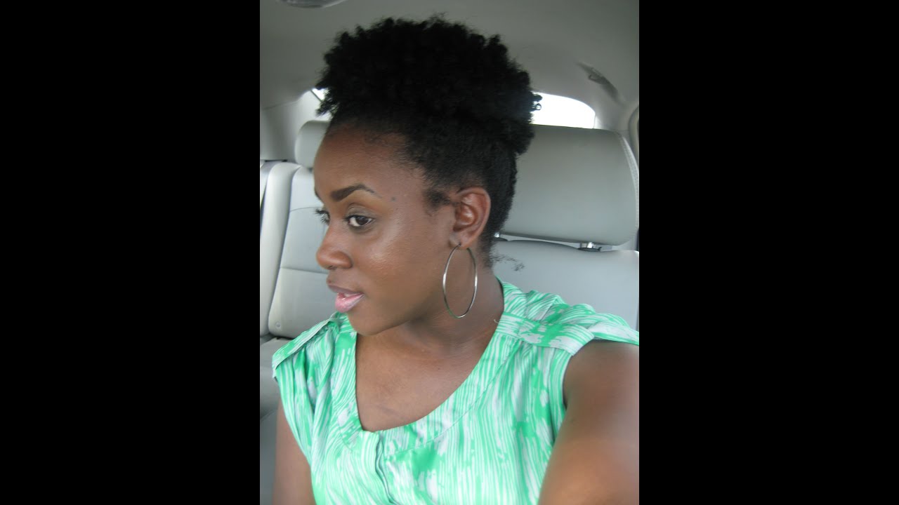 High Puff Tutorial: Mini Twist Out Hairstyle - YouTube