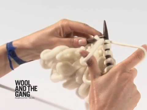 01 Loop Stitch Knitting Tutorial by Wool and the Gang - YouTube