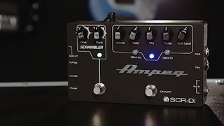 Ampeg SCR-DI Bass DI Preamp with Scrambler Overdrive Pedal 