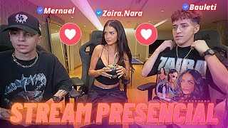 Bauleti, Zaira Nara Y Mernuel Stream Presencial