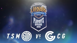 Tsm Vs. Cg Na Lcs Spring Playoffs Quarterfinals Game 4 Tsm Vs. Clutch Gaming 2018