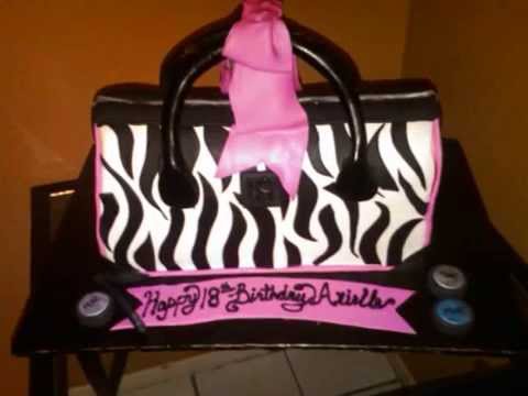18th Birthday Cake on Cake With Vanilla Buttercream It S A Purse Cake For An 18th Birthday