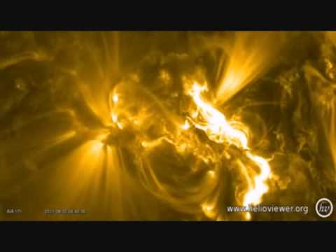 Solar Flares Video