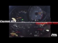 0-200 km/h : Porsche Cayman GT4 VS Cayman GTS PDK (Motorsport)