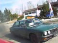 BMW E28 524td beater car cold-start burnout