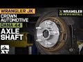 Jeep Wrangler JK Crown Automotive Dana 44 Rear Axle Shaft (2007-2018) Review & Install