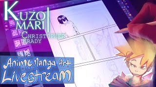 Drawing Manga On Ipad Pro - Manga Artist Life - Anime Manga Art Stream