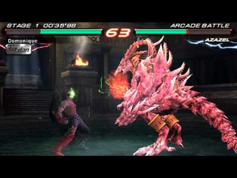 Tekken 6 Devil Jin Vs Dark Azazel Read Description PSP 