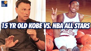 Tim Legler AMAZING Story on Kobe Bryant Challenge NBA All Stars When He Was 15 Years Old