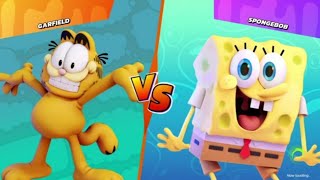 Nickelodeon All-Star Brawl Garfield Vs Spongebob
