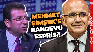 Ekrem İmamoğlu Mehmet Şimşek'e Yaptığı Espriyi Anlattı! 'Kapıdan Dönderirseniz..