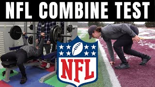 I try the NFL COMBINE TESTS *without practice*