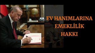 Ev Hanımlarına Erken Emeklilik