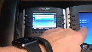 VVX 400 - Transfer Calls Blind