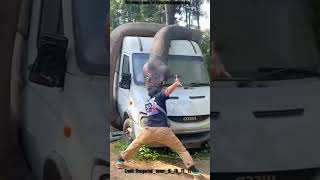 See How? The Big Snake Swallowed The Man