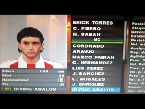 EDITAR CARA PES 6 editar cara pes 6: