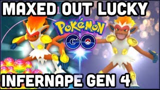LUCKY INFERNAPE MAXED OUT IN POKEMON GO | THE POWER OF GEN 4 INFERNAPE