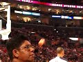 Me at the Big Shot Contest during the Lakers - Kings game