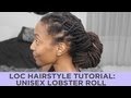 Loc Hairstyle Tutorial: Unisex Lobster Roll
