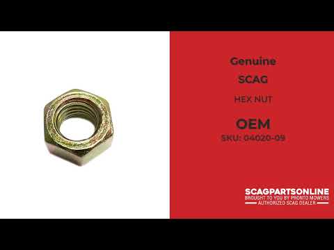 04020-09 Scag - HEX NUT, 5/8-11 04020-09 Scag - HEX NUT, 5/8-11