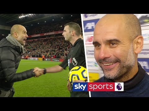 "It wasn't sarcastic!' | Pep Guardiola on thanking Michael Oliver and his officials | Post Match
