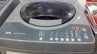 how to use IFB 6.5 kg fully automatic top load washing machine model TL-RDSS6.5K