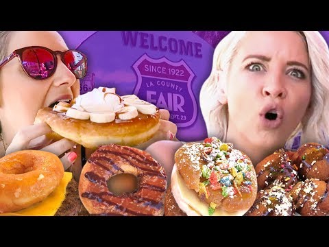 12 Craziest Foods at the LA County Fair!