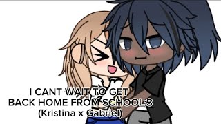 I Cant Wait To Get Back Home From School3Kristina X Gabrielgacha Life