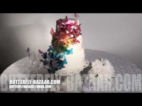 Unique wedding cake Peacock wedding cake Watch this 360 degree rotating 