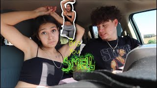 SMELLING LIKE ONION PRANK ON BF (HE'S SO MEAN)