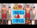 WER Nimmt in 24 STUNDEN mehr GEWICHT zu? 🍔🍟🍕 (XXL Challenge)