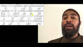 ISLAMIC VIDEOS : Surah 107 Tajweed Follow up - Video Tutorial in English