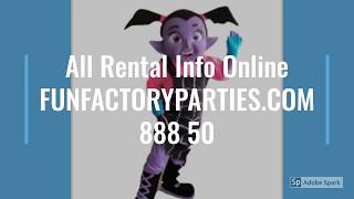 Rent Vampirina Mascot Costumes Adult Sizes! https://funfactoryparties.com/