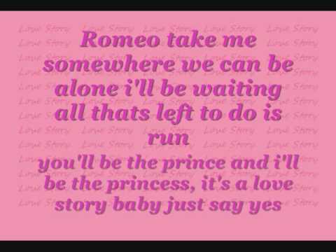 taylor swift love story pop version karaoke