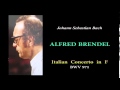 BRENDEL, J.S.Bach  Italian Concerto in F, BWV971