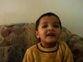 Shanu singing Aloo Kachaloo