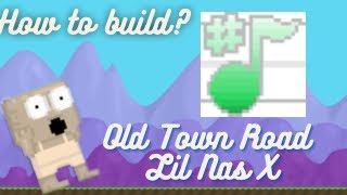 Growtopia / Lil Nas X - Old Town Road - How to build with notes?