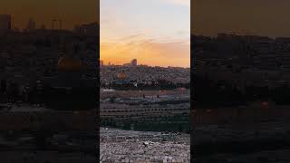 Sunset In Jerusalem From The Mount Of Olives Mihaela Claudia P