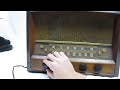 RCA Victor Superheterodyne Model 68R3 Tube Radio LARGE Wooden Case