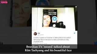 BTS V {Taehyung} has a perfect face ???:Brazilian Plastic Surgeon