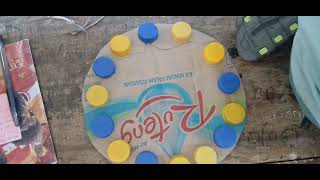 Membuat Hiasan Jam Dinding Dari Tutup Botol