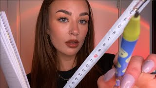 Asmr Drawing & Measuring You Fast & Aggressive