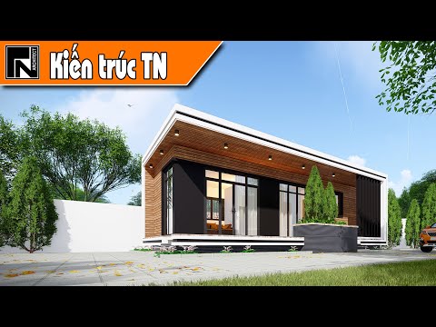 Thiết kế nhà cấp 4 hiện đại tại Bến Lức, Long An | Kiến trúc TN
