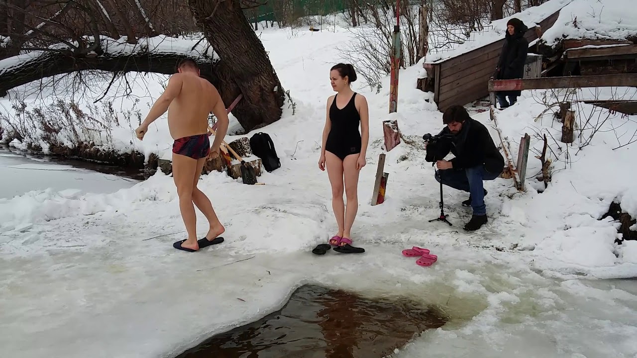 Купание Моржей Нудистов