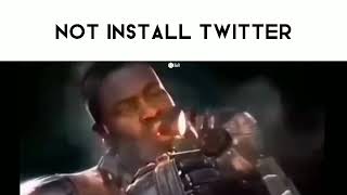 Not Install Twitter